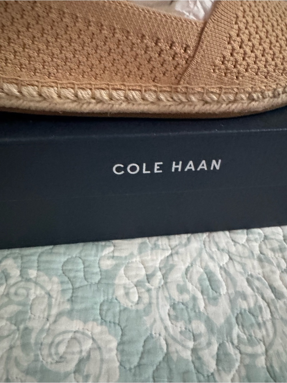 Cole Haan Tan Woven Slip-On Shoe - Picture 3 of 9